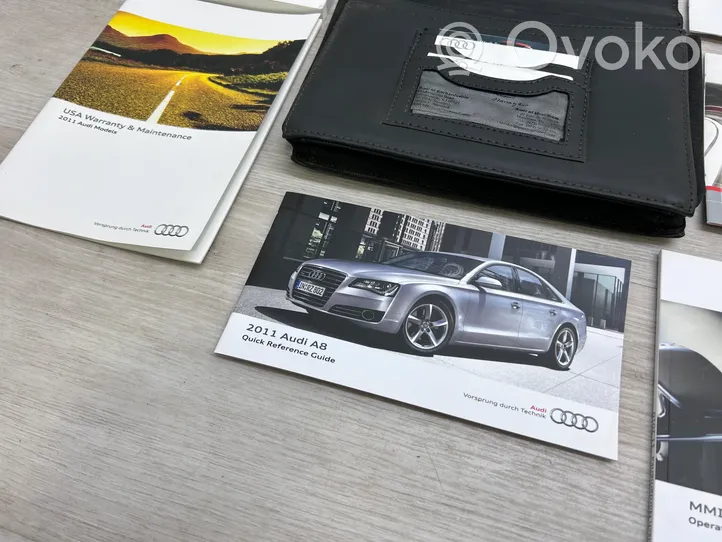 Audi A8 S8 D4 4H Owners service history hand book 