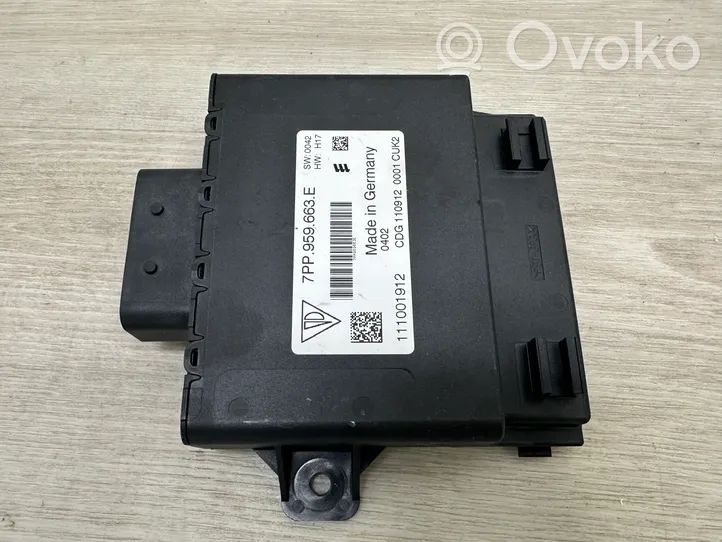 Porsche Cayenne (92A) Modulo del convertitore di tensione/trasformatore 7PP959663E