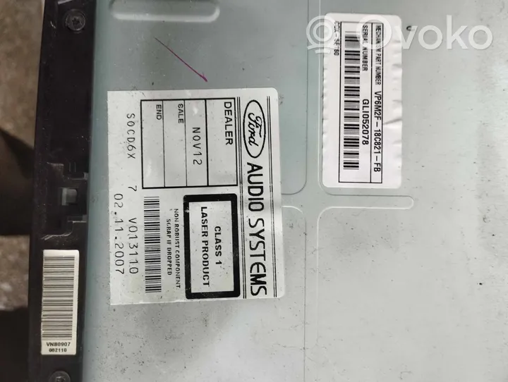 Ford Mondeo MK IV Radija/ CD/DVD grotuvas/ navigacija VP6M2F18C821FB