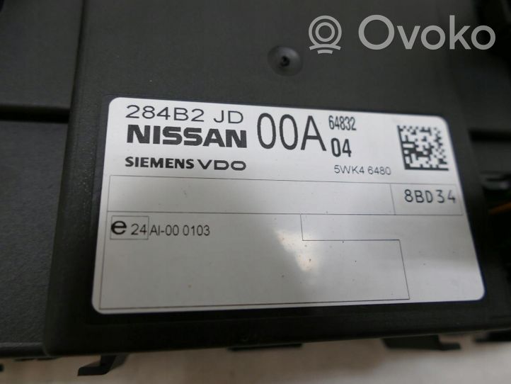 Nissan Qashqai Unité de contrôle BSM 284b2jd00a