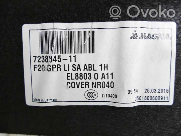 BMW 1 F20 F21 Tavaratilan/takakontin alempi sivuverhoilu 7238845