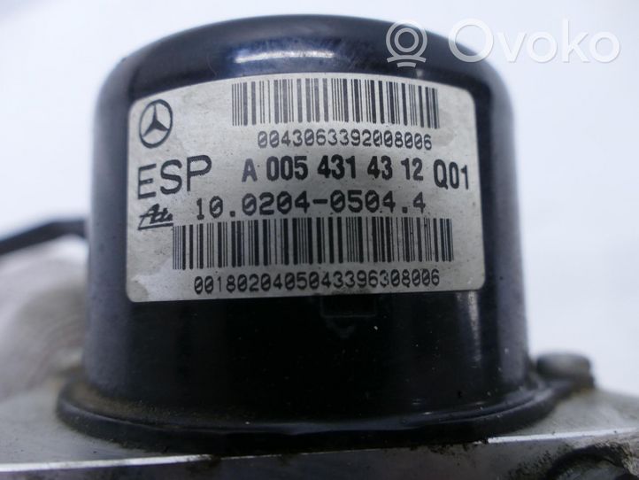 Mercedes-Benz C W203 ABS-pumppu A0054314312