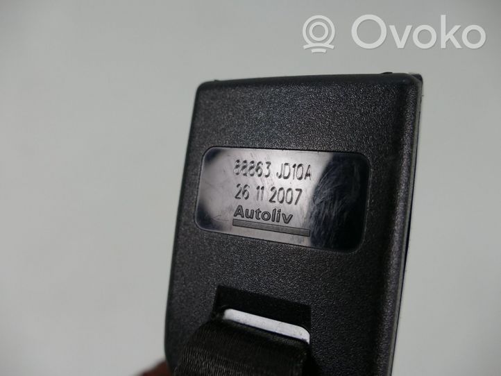 Nissan Qashqai Klamra tylnego pasa bezpieczeństwa 88863JD10A