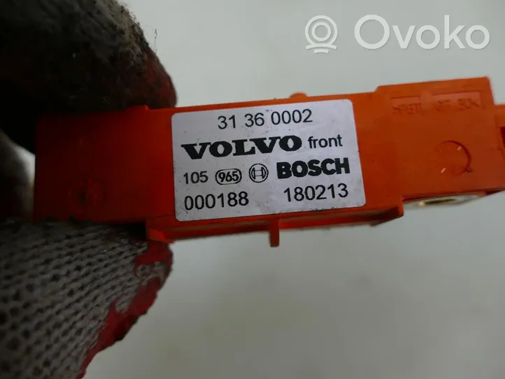 Volvo XC90 Czujnik uderzenia Airbag 31360002