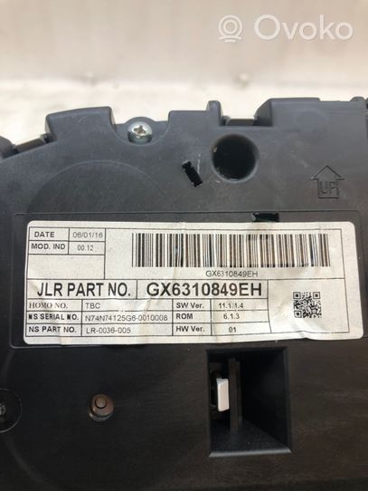 Jaguar XF X260 Tachimetro (quadro strumenti) GX6310849EH