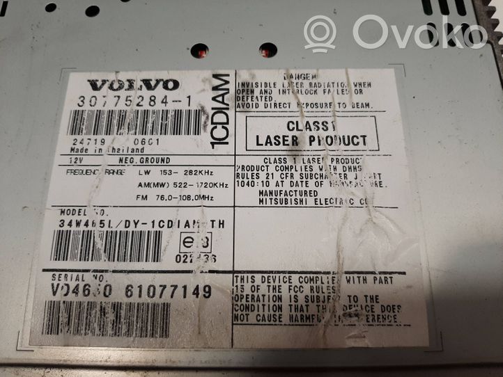 Volvo V50 Navigation unit CD/DVD player 30775284