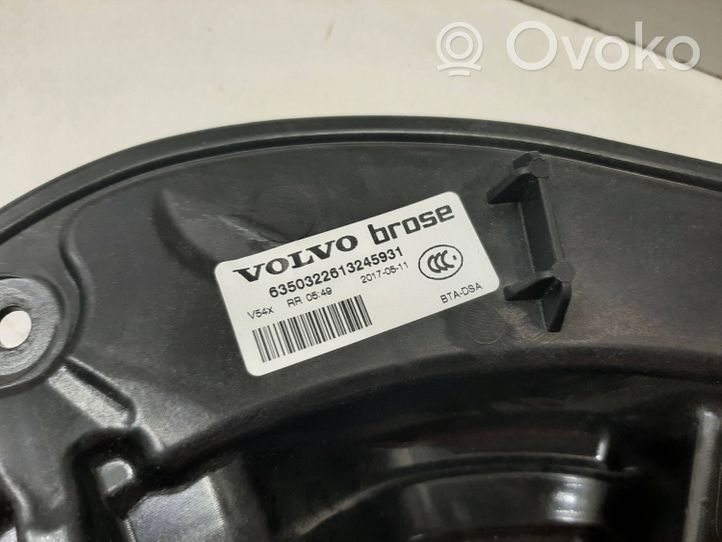 Volvo S90, V90 Takaikkunan nostomekanismi ilman moottoria 31378602