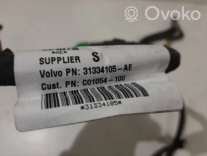 Volvo V40 Faisceau de câblage de porte avant 31334105