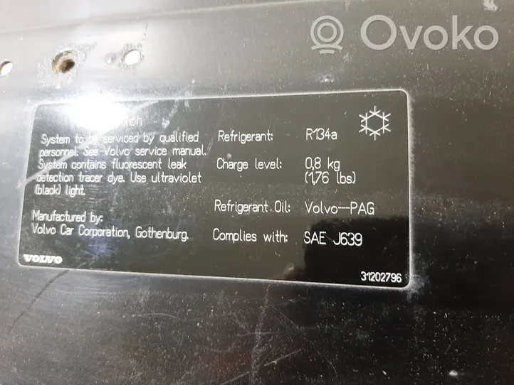 Volvo V70 Pannello di supporto del radiatore 