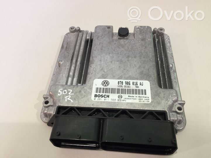 Volkswagen Transporter - Caravelle T5 Calculateur moteur ECU 070906016AJ