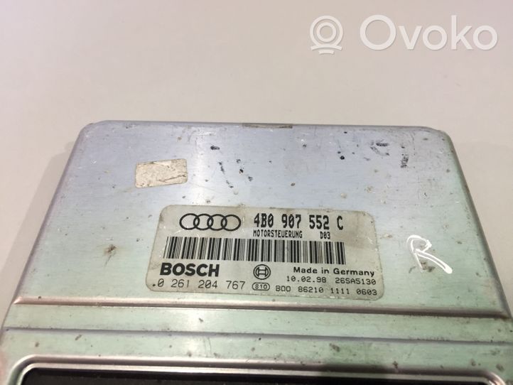 Audi A4 S4 B5 8D Moottorin ohjainlaite/moduuli 4B0907552C