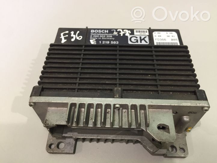 BMW 3 E36 Module de contrôle de boîte de vitesses ECU 1219583