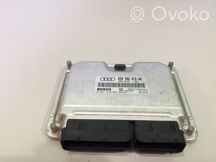 Audi A4 S4 B5 8D Sterownik / Moduł ECU 038906019AN