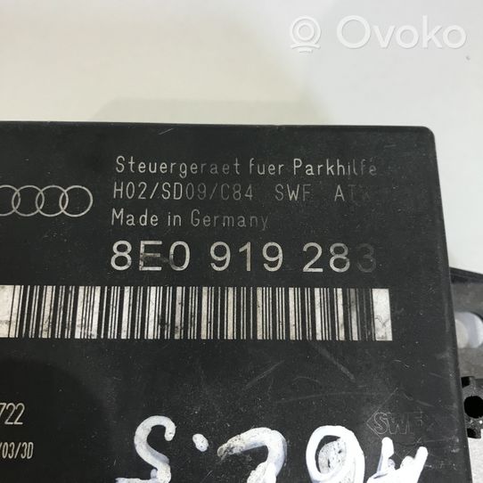 Audi A6 S6 C5 4B Parking PDC control unit/module 8E0919283