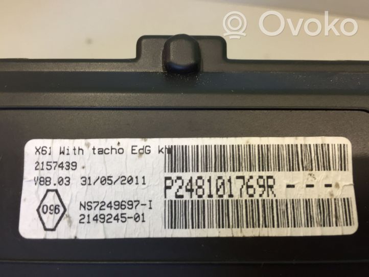 Renault Kangoo II Tachimetro (quadro strumenti) P248101769R