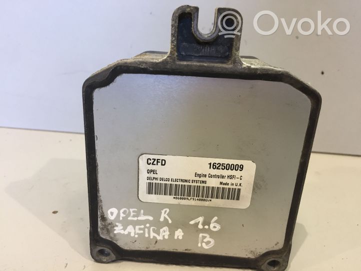 Opel Zafira A Sterownik / Moduł ECU 16250009