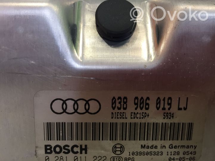 Audi A4 S4 B6 8E 8H Sterownik / Moduł ECU 038906019LJ