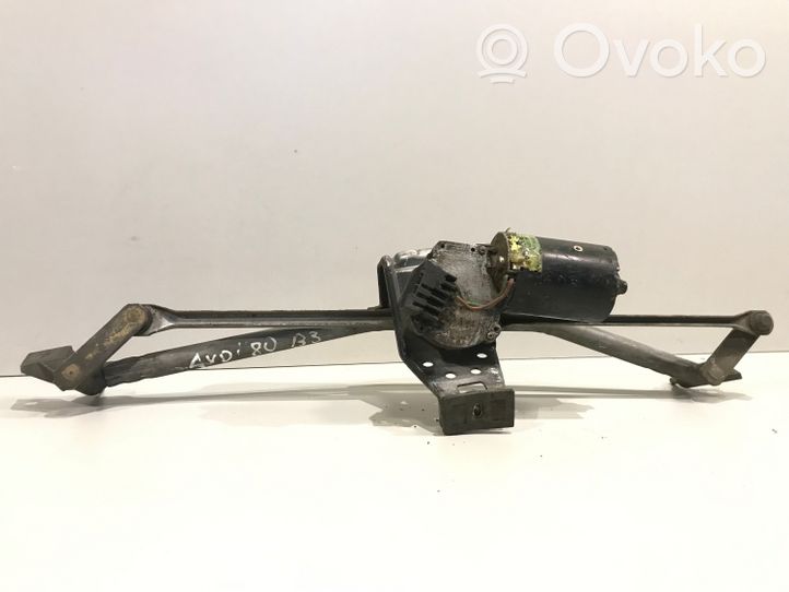 Audi 80 90 B3 Tiranti e motorino del tergicristallo anteriore 893955023A