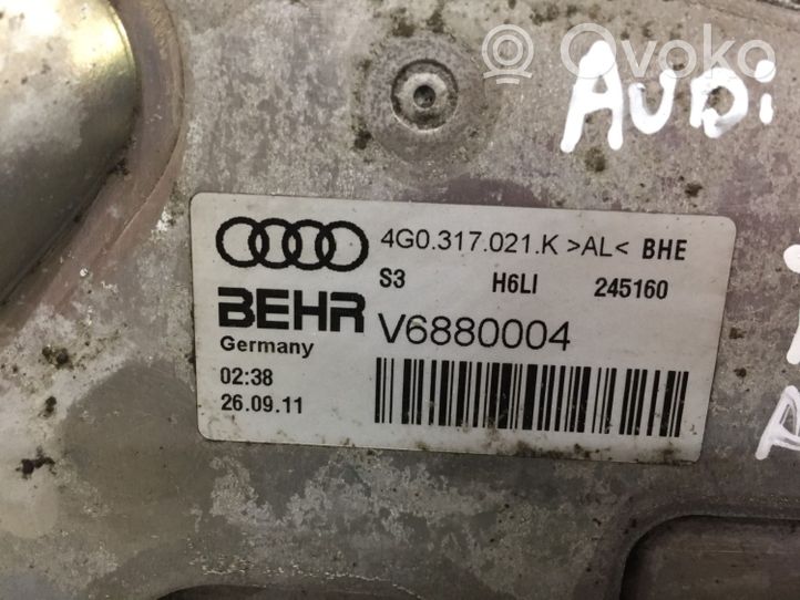 Audi A6 S6 C7 4G Vaihteistoöljyn jäähdytin (käytetyt) 4G0317021K