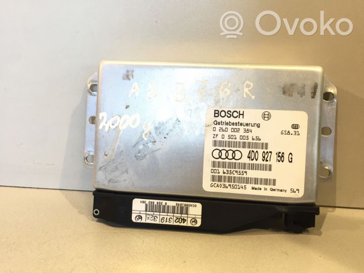 Audi A8 S8 D2 4D Module de contrôle de boîte de vitesses ECU 4D0927156G