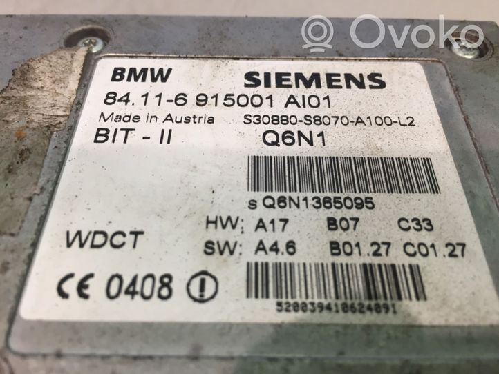 BMW 5 E39 Sterownik / Moduł sterujący telefonem 84116915001