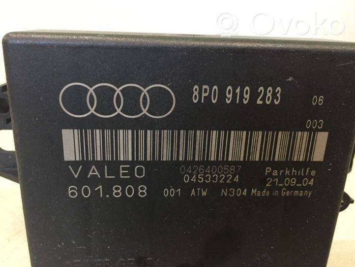 Audi A3 S3 8P Unité de commande, module PDC aide au stationnement 8P0919283