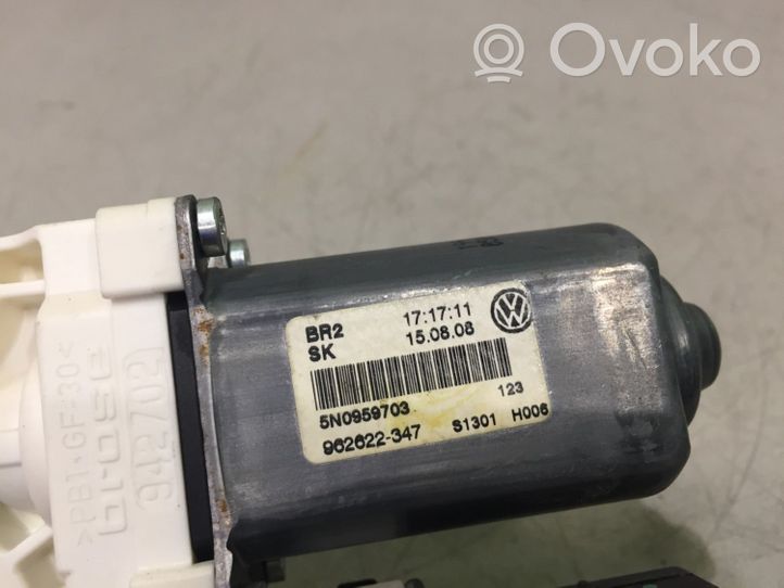 Volkswagen Tiguan Silniczek podnoszenia szyby drzwi tylnych 5N0959703