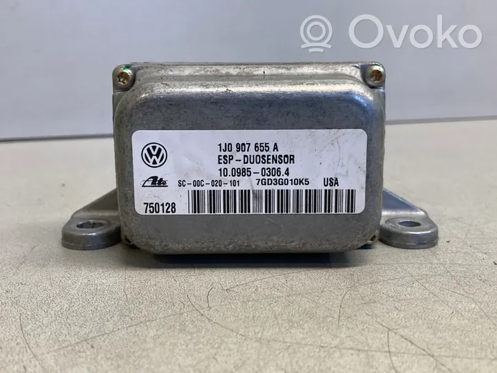 Volkswagen Touran I Sensore di imbardata accelerazione ESP 1J0907655A