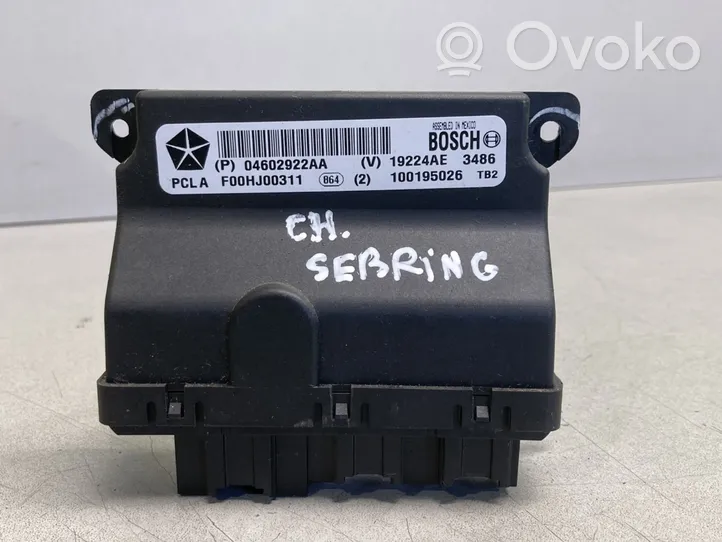 Chrysler Sebring (JS) Centralina/modulo portiere 04602922A