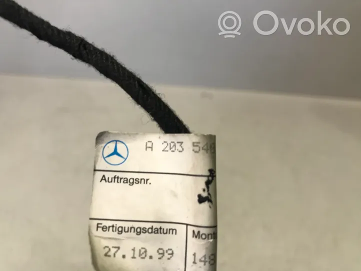 Mercedes-Benz C W203 Faisceau de câblage de porte avant A2035402205