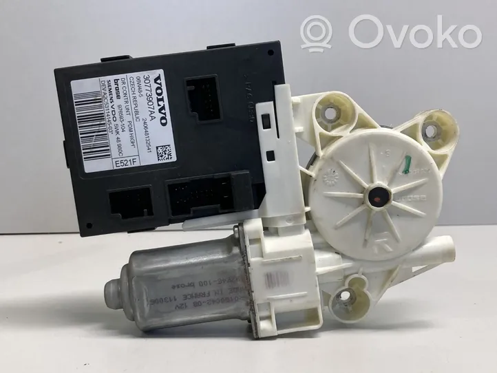 Volvo V50 Moteur de lève-vitre de porte avant 30773907AA