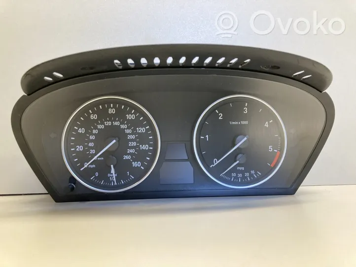 BMW X5 E70 Compteur de vitesse tableau de bord 9153844