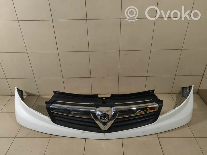 Opel Vivaro Grille calandre supérieure de pare-chocs avant 623100248R