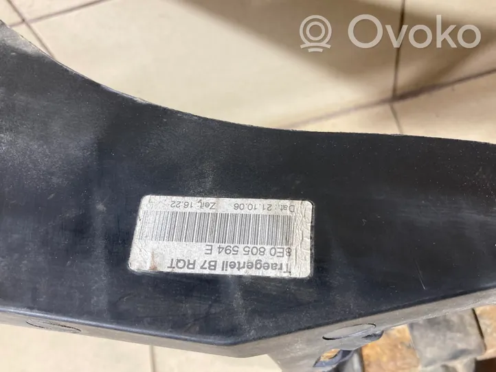 Audi A4 S4 B7 8E 8H Pannello di supporto del radiatore 8E0805594E