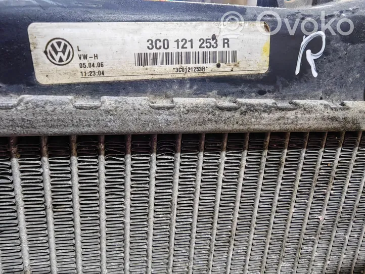 Volkswagen PASSAT B6 Dzesēšanas šķidruma radiators 3C0121253R