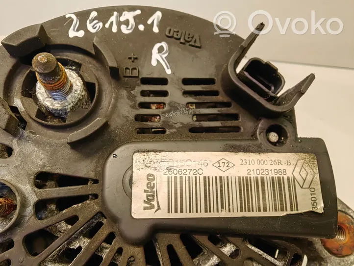 Renault Trafic II (X83) Generatore/alternatore 2606272C