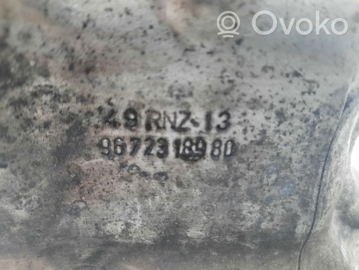 Citroen C4 Grand Picasso Osłona termiczna rury wydechowej 9672318980