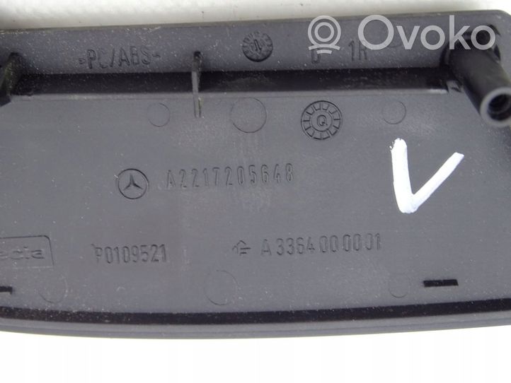 Mercedes-Benz S AMG W221 Klamka zewnętrzna drzwi przednich A2217205648