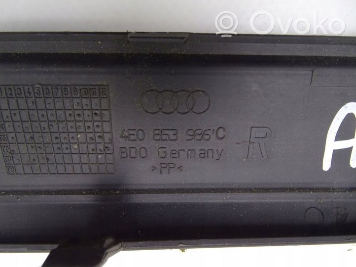 Audi A8 S8 D3 4E Rivestimento del sottoporta delle minigonne laterali 4E0853986C