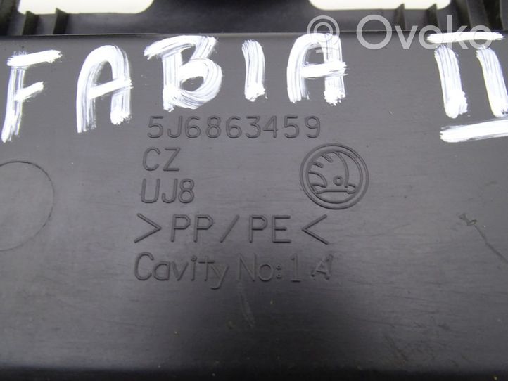 Skoda Fabia Mk2 (5J) Listwa progowa przednia / nakładka 5J6863459