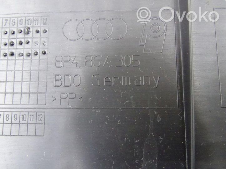 Audi A3 S3 8P Takaoven verhoilu 8P4867305