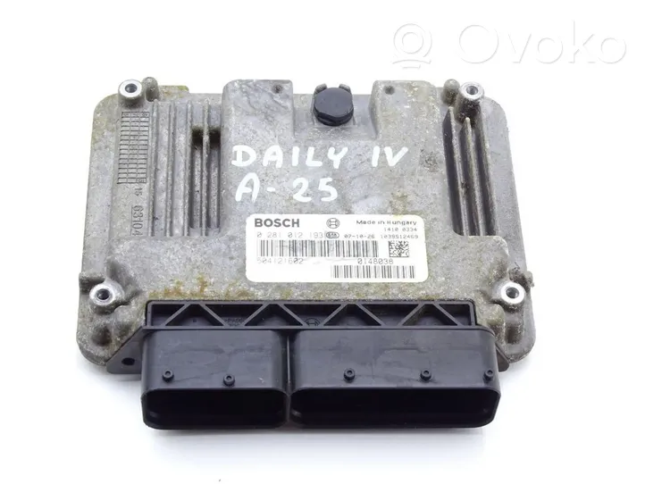 Iveco Daily 4th gen Komputer / Sterownik ECU i komplet kluczy 0281012193