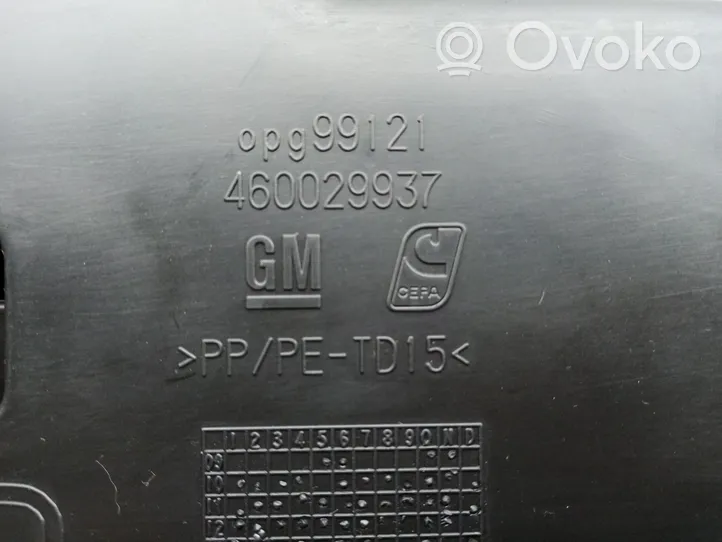 Opel Meriva B Paneelin laatikon/hyllyn pehmuste 