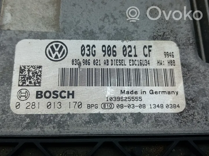 Volkswagen Eos Sterownik / Moduł ECU 