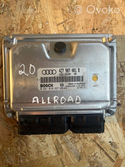 Audi A6 Allroad C5 Moottorin ohjainlaite/moduuli 4Z7907401B