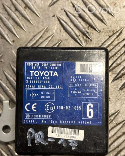 Toyota Prius (XW20) Unidad de control/módulo del bloqueo de puertas 