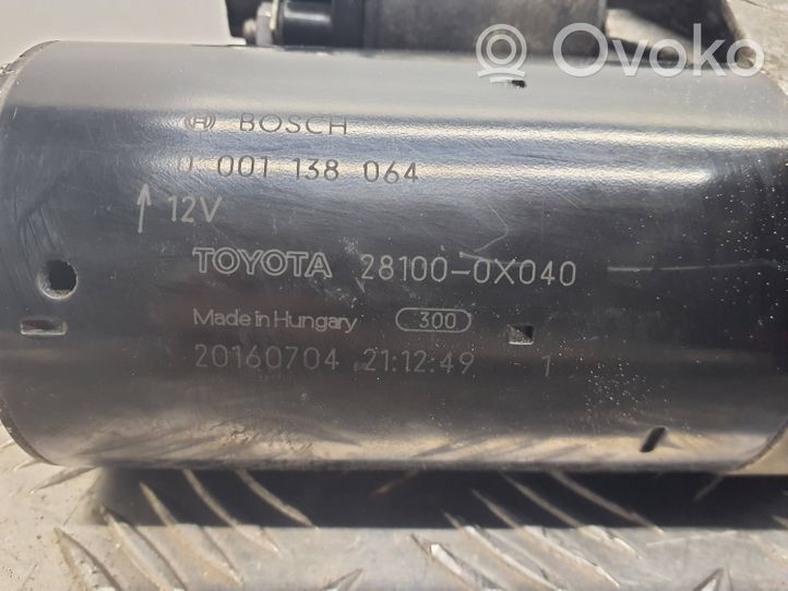 Toyota Avensis T270 Démarreur 281000X040
