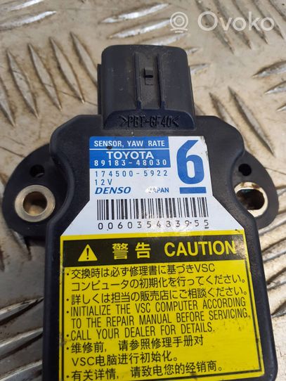 Toyota Prius (XW30) Czujnik przyspieszenia ESP 8918348030