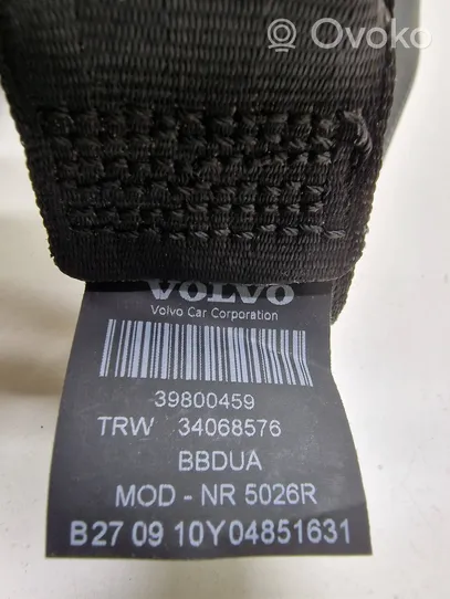 Volvo S60 Takaistuimen turvavyö 34078325A