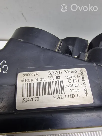 Saab 9-5 Lampa przednia 89006241